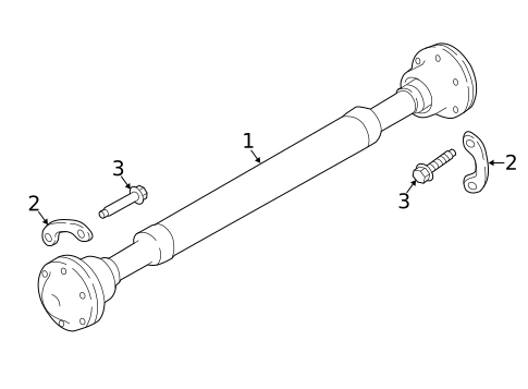 Drive Shaft for 2020 Jaguar F-Type #0