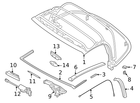 Frame & Components for 2003 BMW Z8 #0