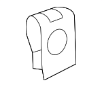 T4K10360 - : Rear Deflector Clip for Jaguar Image