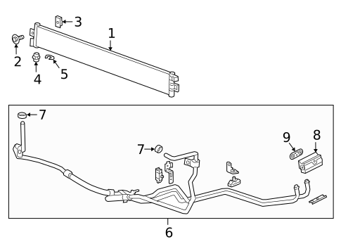 Trans Oil Cooler for 2019 Chevrolet Silverado 1500 #0