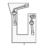 MD334043 - : Plug Wire Set for Mitsubishi: Lancer, Mirage Image