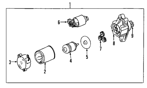 Starter for 2011 Toyota Yaris #0