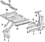 8943275920 - : Floor Pan for Isuzu Image