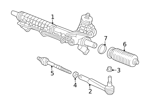Steering Gear & Linkage for 1999 Porsche 911 #1