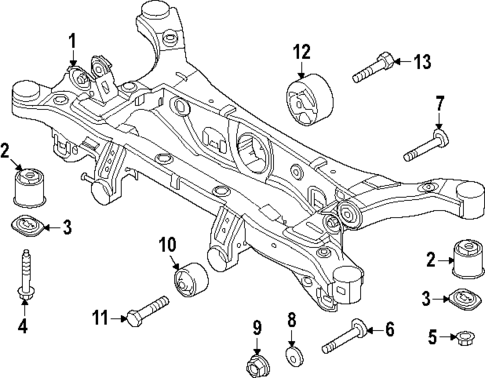 Suspension Mounting for 2025 Hyundai Kona Electric #0