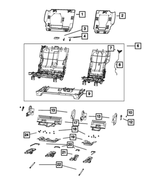 68295087AA - Interior Trim: Seat Base Panel for Mopar Image