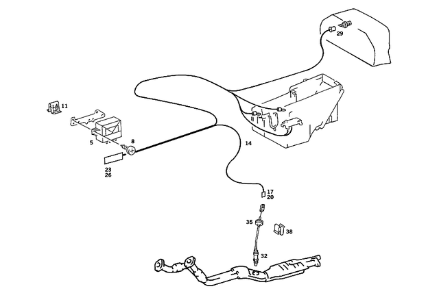 45457532 - Electrical Equipment and Instruments: Control Unit for Mercedes-Benz: 230, 260E, 300CE, 300E, 300SE, 300TE, 380SEC, 380SEL, 560SEC, 560SEL Image image