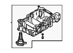 215203N250 - Engine: Oil Pan for Hyundai Image image