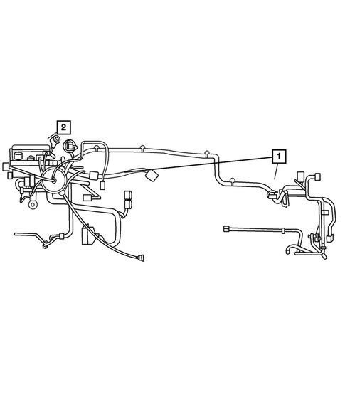 Wiring-Headlamp to Dash for 2002 Dodge Stratus #0