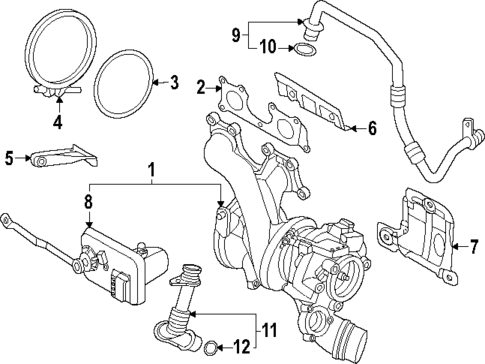 Turbocharger & Components for 2025 BMW X5 #0