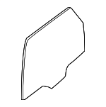 ZZCA72501 - : Glass R Door R - Passenger Side (RH) for Mazda: Tribute Image