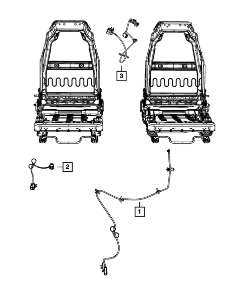 Wiring-Body and Accessories for 2012 Jeep Wrangler #2