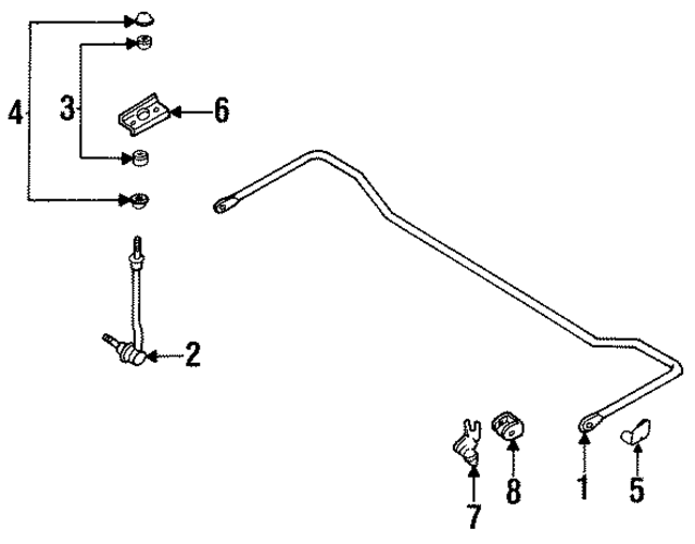 562600B000 - : Stabilizer Link for Nissan Image