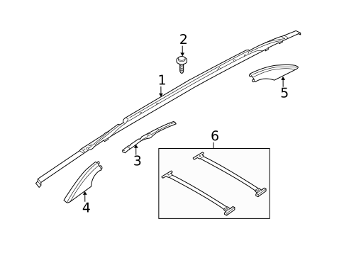 Luggage Carrier for 2013 Lincoln MKX #0