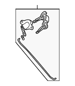 B2YH76260 - : Cylinder &amp; Keys for Mazda Image