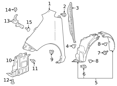 Fender & Components for 2019 Chevrolet Spark #0