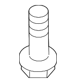 N91034501 - Belts &amp; Cooling: Radiator Support Splash Shield Screw for Porsche Image