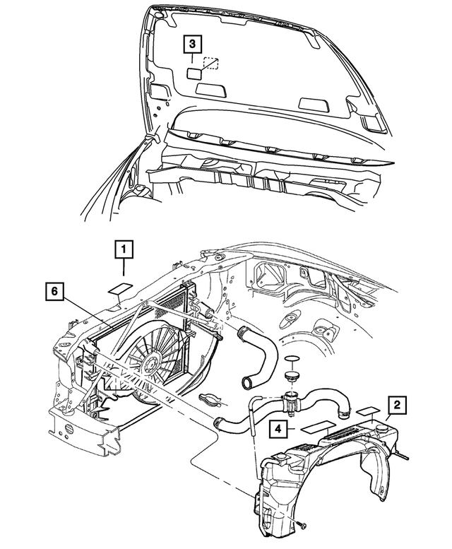 55056343AA - Labels: Air Conditioning System Label for Mopar Image image