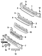 7531835020 - : Nameplate Retainer for Toyota Image