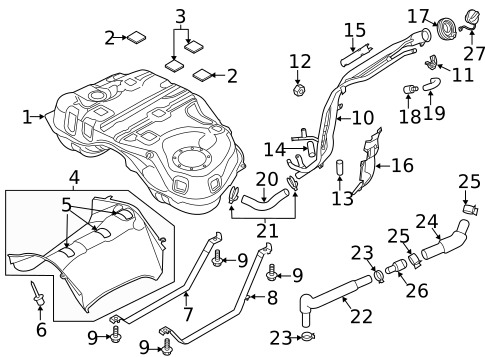 Fuel System Components for 2019 Mazda CX-5 #3