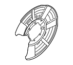 34208094318 - Brakes: Splash Shield for BMW: M2, M3, M4 Image