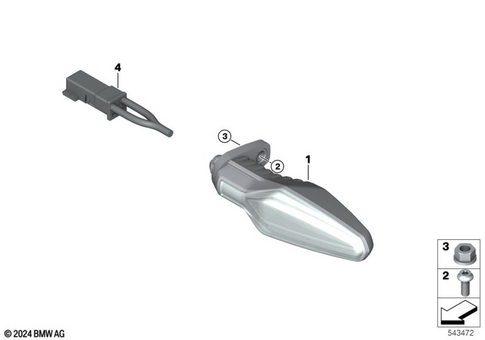 Turn Signals, Front for 2026 BMW-Motorrad R 12 G/S #0