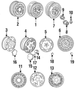 4284991 - Suspension: Wheel, Steel for Mopar Image