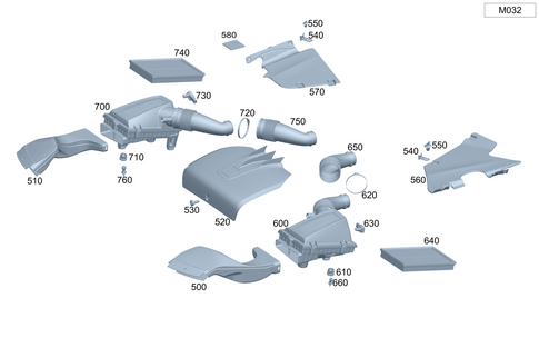 Air Intake, Gasoline Vehicles for 2021 Mercedes-Benz AMG GT Black Series #0