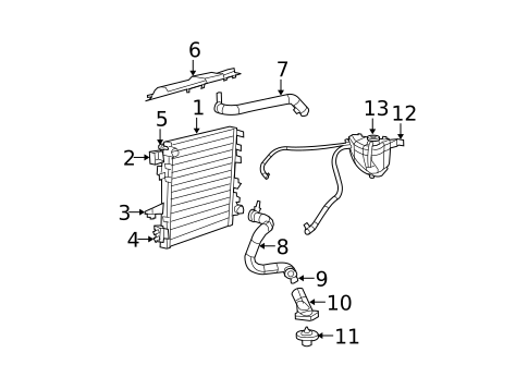 Radiators, Coolers & Related Components for 2009 Jeep Wrangler #0