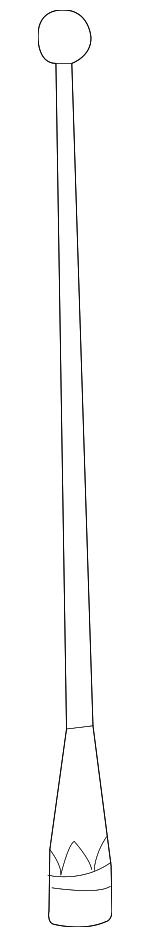 4685574 - Electrical: Antenna Mast for Chrysler: Grand Voyager, Town &amp; Country, Voyager | Dodge: Caravan, Dakota, Durango, Grand Caravan, Ram 1500, Ram 2500, Ram 3500 | Jeep: Grand Cherokee Image