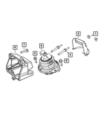 5090026AA - Engine: Engine Mount Heat Shield for Mopar Image