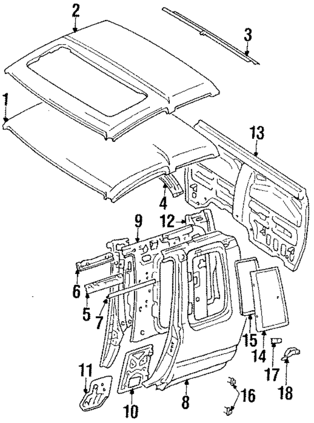 6123189113 - : Side Rail for Toyota Image
