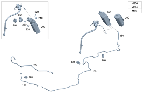 Closed Fuel-Evaporation-Control System for 2020 Mercedes-Benz GLE350 #0