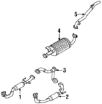 8972071090 - : Muffler for Isuzu Image