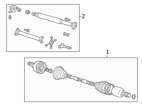 Axle Components for 2005 Ford Five Hundred #0