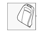 88350KL110 - Body: Seat Back Pad for Hyundai: Ioniq 6 Image
