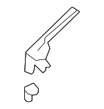 74222TK6A00 - : Hinge Cover for Honda: Fit Image