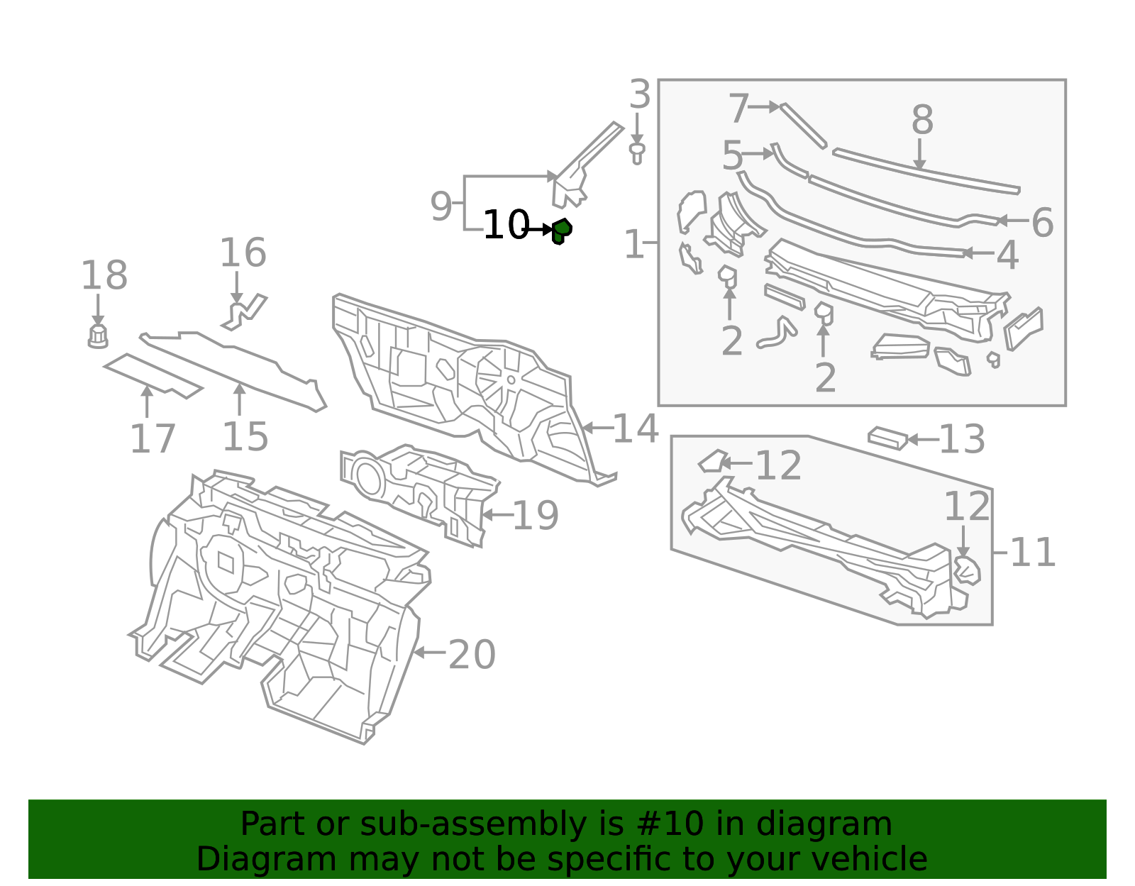 90602-TK6-A00 - Hinge Cover Clip 2009-2013 Honda Fit | Honda Parts Online