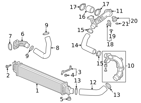 Intercooler for 2021 Honda Accord #0