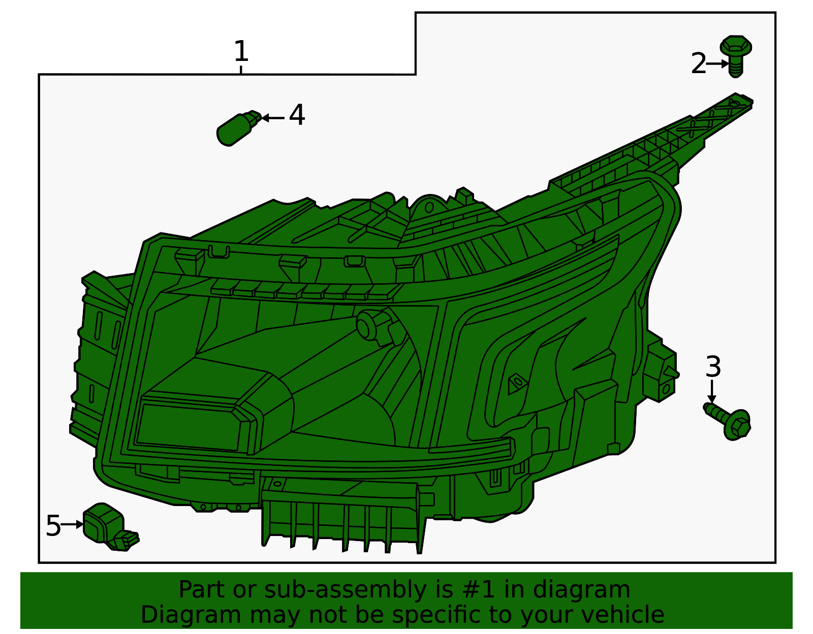 2022-2025 Nissan Frontier Composite Assembly 26010-9BU1A | OEM