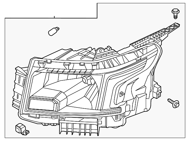 26010-9BU1A - Composite Assembly 2022-2025 Nissan Frontier