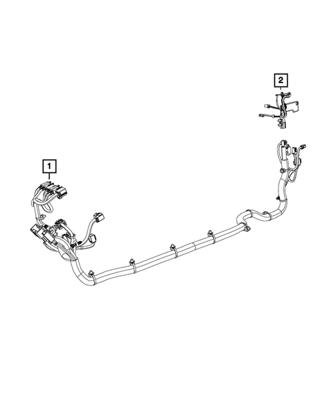 Wiring, Instrument Panel for 2024 Ram 2500 #4