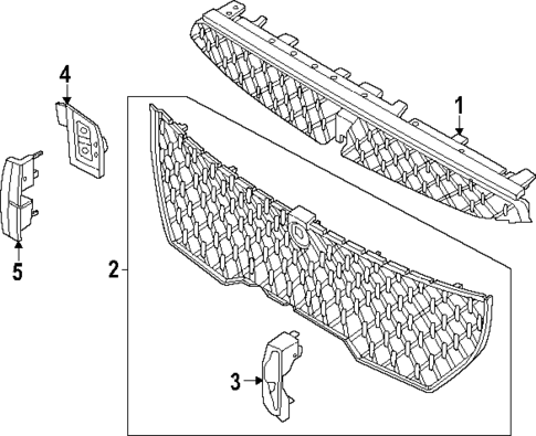 Grille for 2025 Lincoln Nautilus #1
