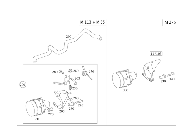 1132380382 - : Hose for Mercedes-Benz Image
