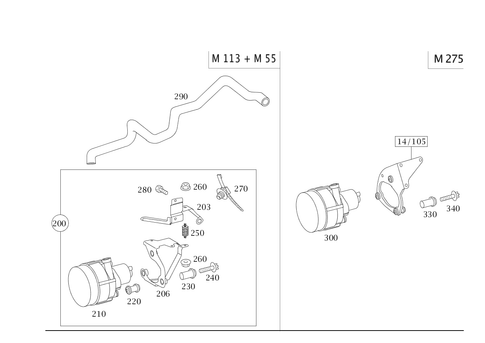 Air Pump for 2003 Mercedes-Benz S55 AMG #0