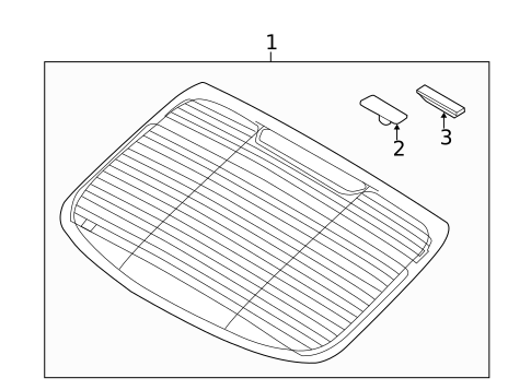 Glass & Hardware - Back for 2014 Kia Forte Koup #0
