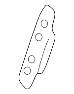 9175602 - Body: Striker Reinforced Nut Plate for Volvo Image