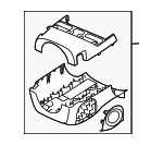 EH456021XC02 - : Column Cover for Mazda: CX-7 Image
