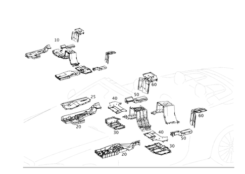 Cable Cover and Cable Ducts for 2019 Mercedes-Benz E53 AMG #0