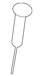 6104629AA - Body: Door Trim Panel Screw for Mopar Image